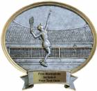 Tennis Female - Legend Series Resin Award 6 1/2" x 6"