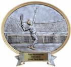 Tennis Male - Legend Series Resin Award 6 1/2" x 6"