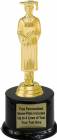 7" Graduate Male Trophy Kit with Pedestal Base