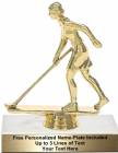 5 3/4" Shuffleboard Female Trophy Kit