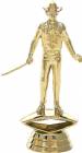 4 1/2" Showman Male Gold Trophy Figure