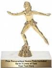 5 3/4" Ice Skater Female Trophy Kit