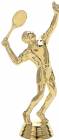 5 1/2" Tennis Male Gold Trophy Figure