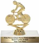 4 1/2" Bicycle Rider Female Trophy Kit