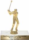 5 1/2" Golfer Male with Club Trophy Kit