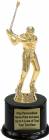 6 3/4" Golfer Male with Club Trophy Kit with Pedestal Base
