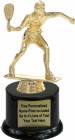 6 1/2" Racquetball Male Trophy Kit with Pedestal Base