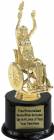 6" Wheelchair Female Trophy Kit with Pedestal Base