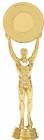 6 1/2" Victory Insert Holder Male Gold Trophy Figure