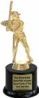 8 3/4" Junior League Male Trophy Kit with Pedestal Base