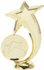 6" Shooting Star Spinner Gold Figure, 2" Insert Holder