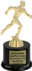 7 1/4" Track Male Trophy Kit with Pedestal Base