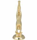 6" Female Diving Swimmer Gold Trophy Figure