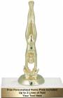 6 3/4" Female Diving Swimmer Trophy Kit