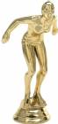 5" Swimmer Female Gold Trophy Figure