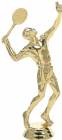 6 1/2" Tennis Male Gold Trophy Figure