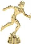 5 1/4" Relay Female Gold Trophy Figure