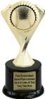 7" Gold Baseball Diamond Victory Trophy Kit with Pedestal Base