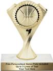 5 3/4" Gold Basketball Diamond Victory Trophy Kit