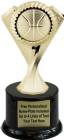 7" Gold Basketball Diamond Victory Trophy Kit with Pedestal Base