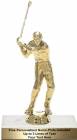 6 1/4" Golfer Male with Club Trophy Kit