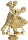 5" Dancing Couple Trophy Figure Gold