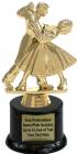 7" Dancing Couple Trophy Kit with Pedestal Base