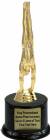 8" Gymnast Male Trophy Kit with Pedestal Base