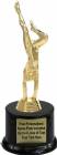 8" Gymnast Female Trophy Kit with Pedestal Base