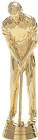 5 1/2" Putter Male Trophy Figure Gold