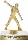 5 3/4" Cricket Bowler Male Trophy Kit