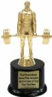 7" Power Lifter Male Trophy Kit with Pedestal Base