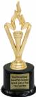 6 3/4" Victory Flame Trophy Kit with Pedestal Base