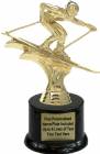 7" Downhill Skier Male Trophy Kit with Pedestal Base
