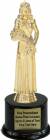 8" Beauty Queen Trophy Kit with Pedestal Base