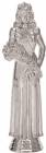 6" Beauty Queen Silver Trophy Figure