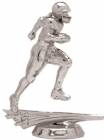 5" All Star Football Male Silver Trophy Figure