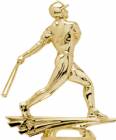 5" All Star Baseball Male Gold Trophy Figure