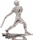 5" All Star Baseball Male Silver Trophy Figure