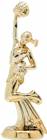 5" All Star Cheerleader Female Trophy Figure Gold