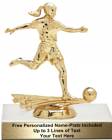 5 3/4" All Star Soccer Female Trophy Kit