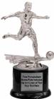 7" All Star Soccer Male Trophy Kit with Pedestal Base