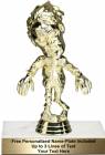 6" Gold Zombie Trophy Kit