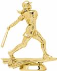 5" All Star Softball Female Gold Trophy Figure