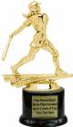 7" All Star Softball Female Trophy Kit with Pedestal Base
