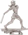 5" All Star Softball Female Silver Trophy Figure