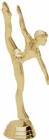 6" Modern Dance Female Trophy Figure Gold