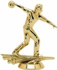 5" All Star Bowling Male Trophy Figure Gold