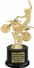 7" Off Road Motorcycle Trophy Kit with Pedestal Base