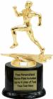 7" All Star Track Male Trophy Kit with Pedestal Base